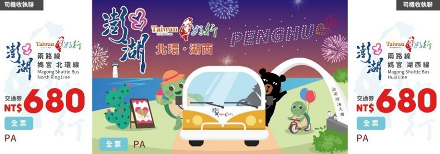 媽宮湖西線二日券